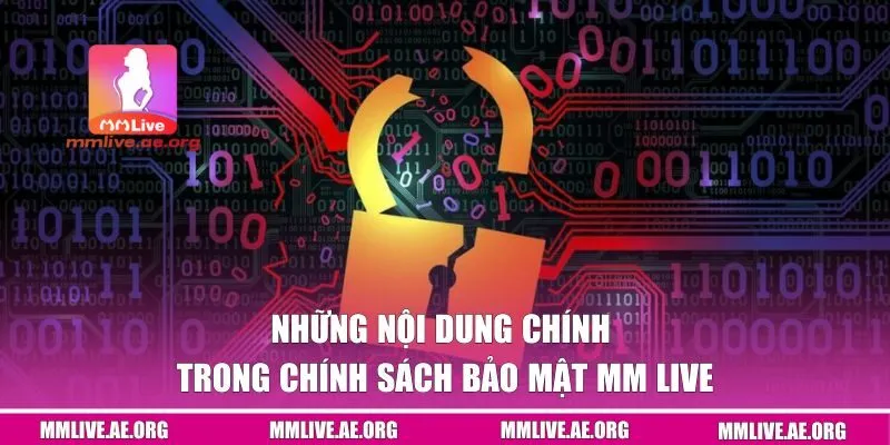 Những nội dung chính trong chính sách bảo mật MM live